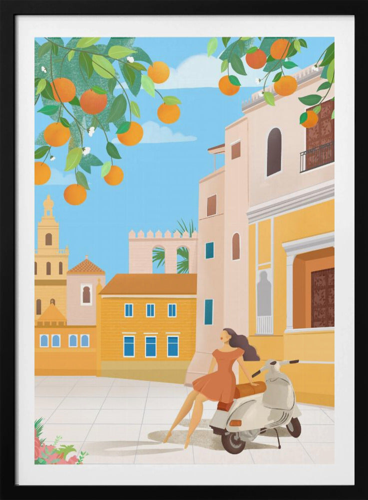 Seville Oranges, Spain | Poster