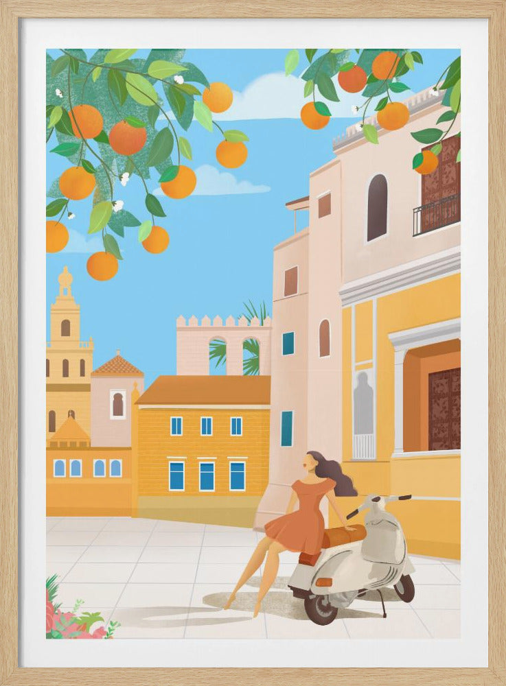 Seville Oranges, Spain | Poster