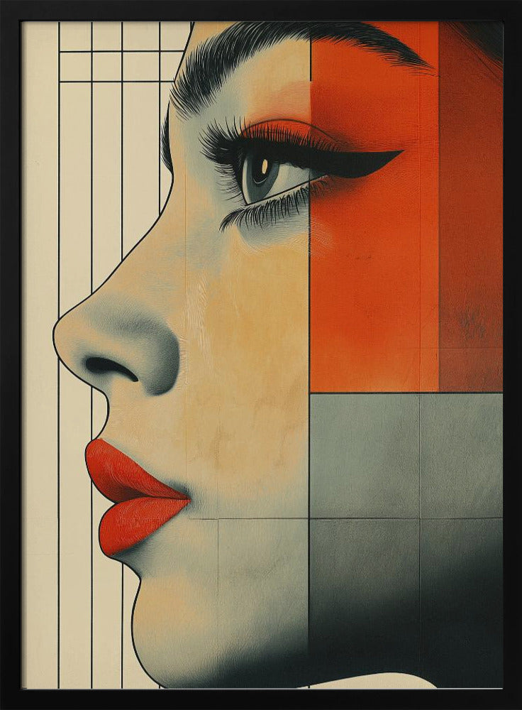 A Woman Face Vintage Poster (3) | Poster