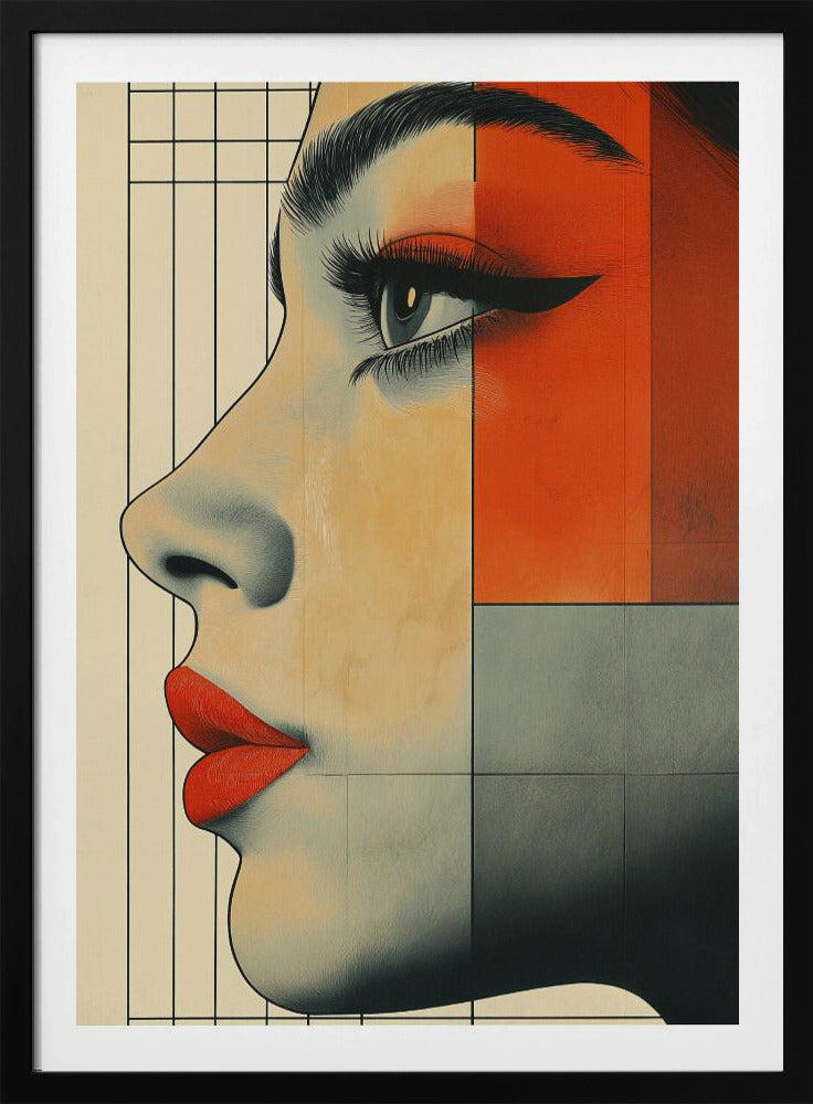 A Woman Face Vintage Poster (3) | Poster