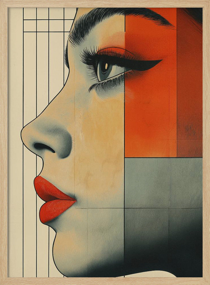 A Woman Face Vintage Poster (3) | Poster