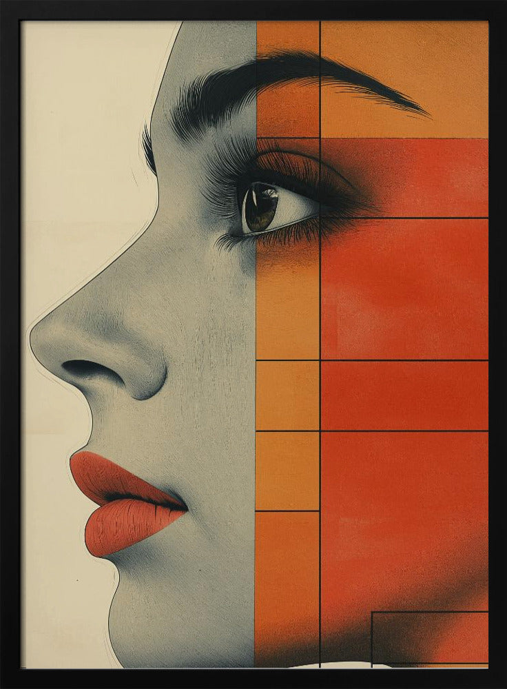 A Woman Face Vintage Poster (4) | Poster