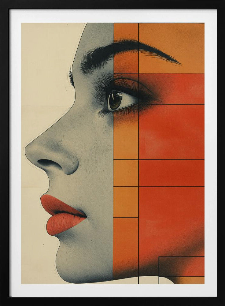 A Woman Face Vintage Poster (4) | Poster