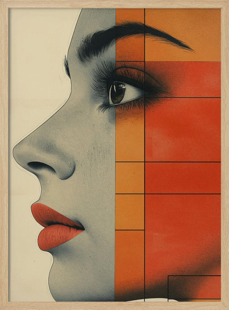 A Woman Face Vintage Poster (4) | Poster