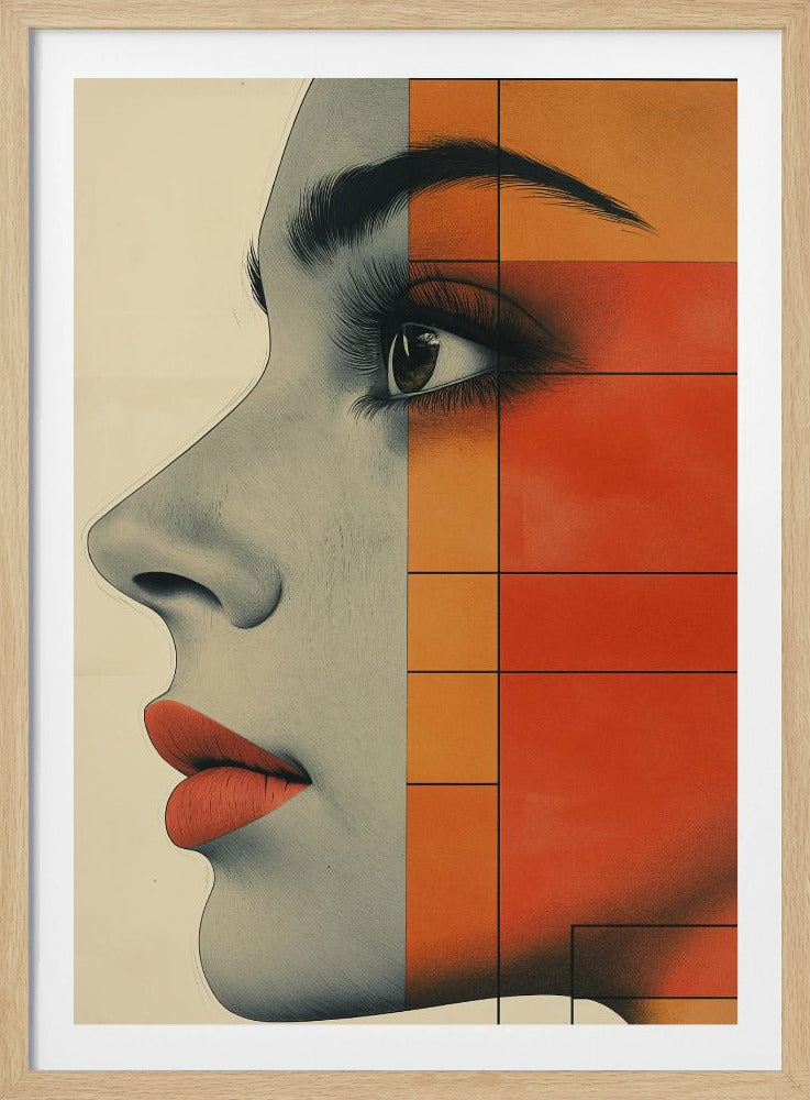A Woman Face Vintage Poster (4) | Poster