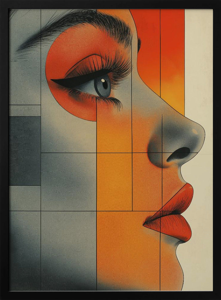 A Woman Face Vintage Poster (6) | Poster