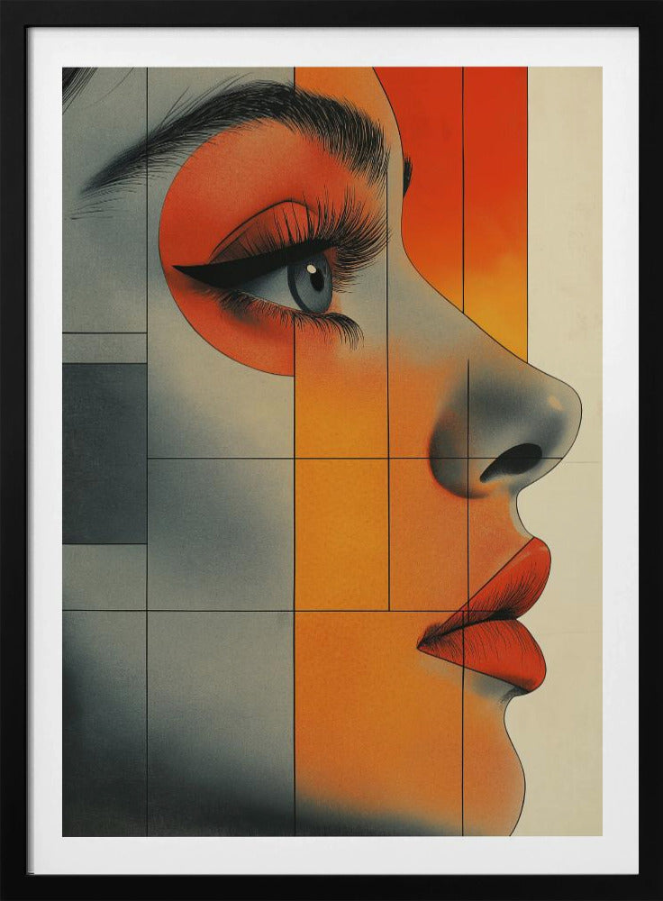 A Woman Face Vintage Poster (6) | Poster