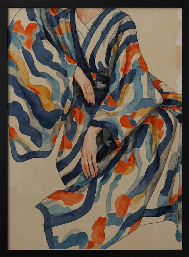 Flowing Kimono Patterns | Poster
