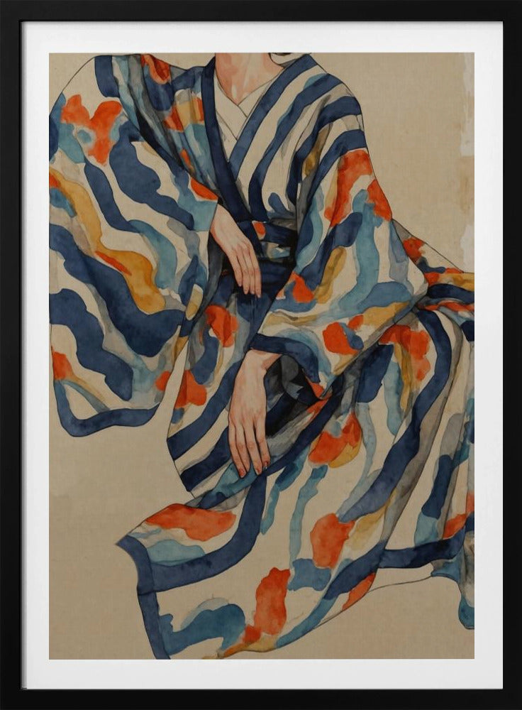 Flowing Kimono Patterns | Poster
