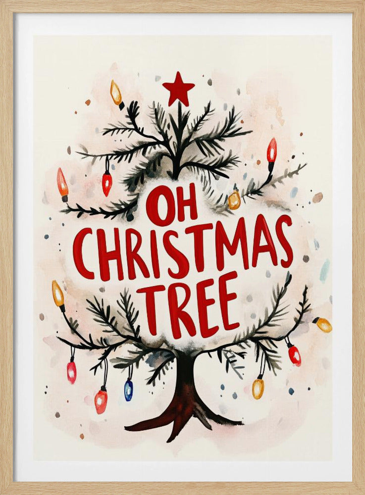Festive Tree Glow | Poster
