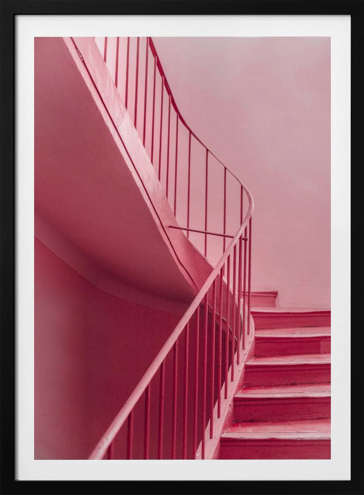 Plum Steps | Architectural Minimalism | Poster