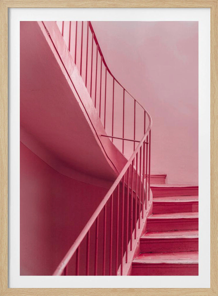 Plum Steps | Architectural Minimalism | Poster