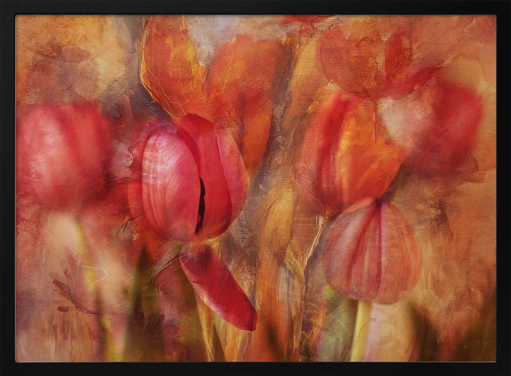Painterly Tulips | Poster