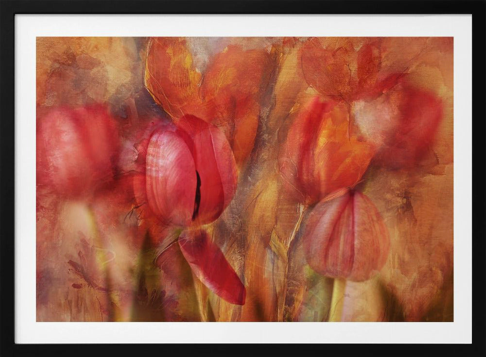 Painterly Tulips | Poster