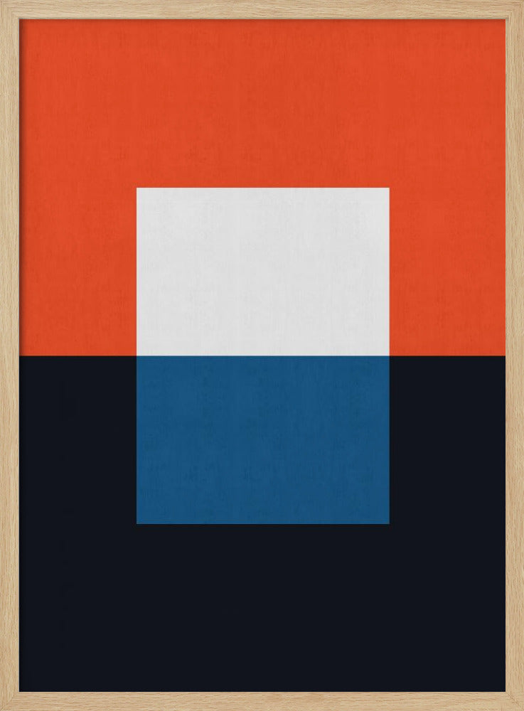 Blue and red 3 | Poster