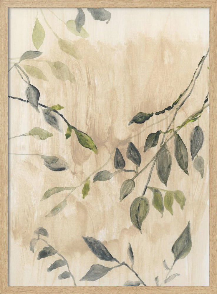 Colour Washed Leaves No1 | Poster