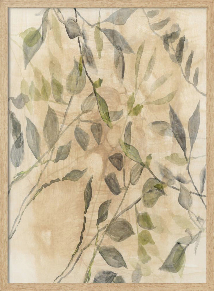 Colour Washed Leaves No2 | Poster