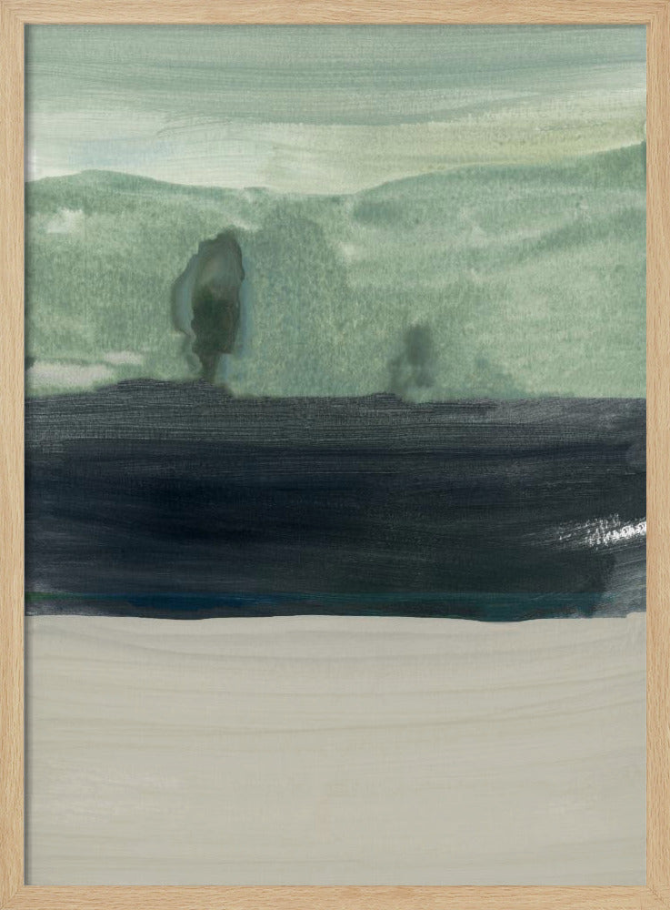 Minimal Dark Landscape 1 | Poster