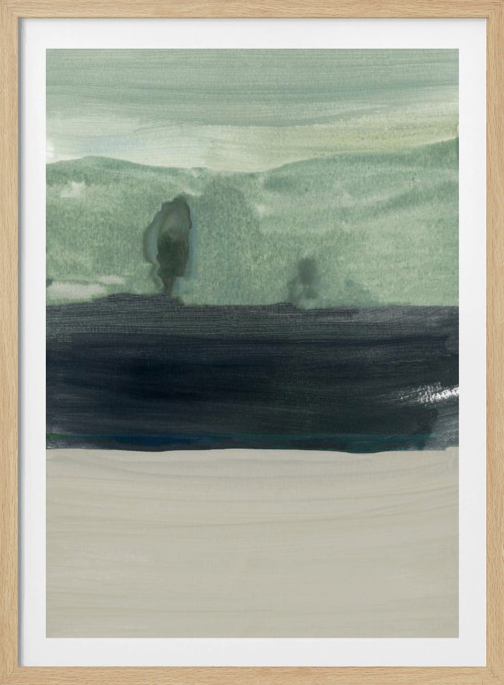 Minimal Dark Landscape 1 | Poster