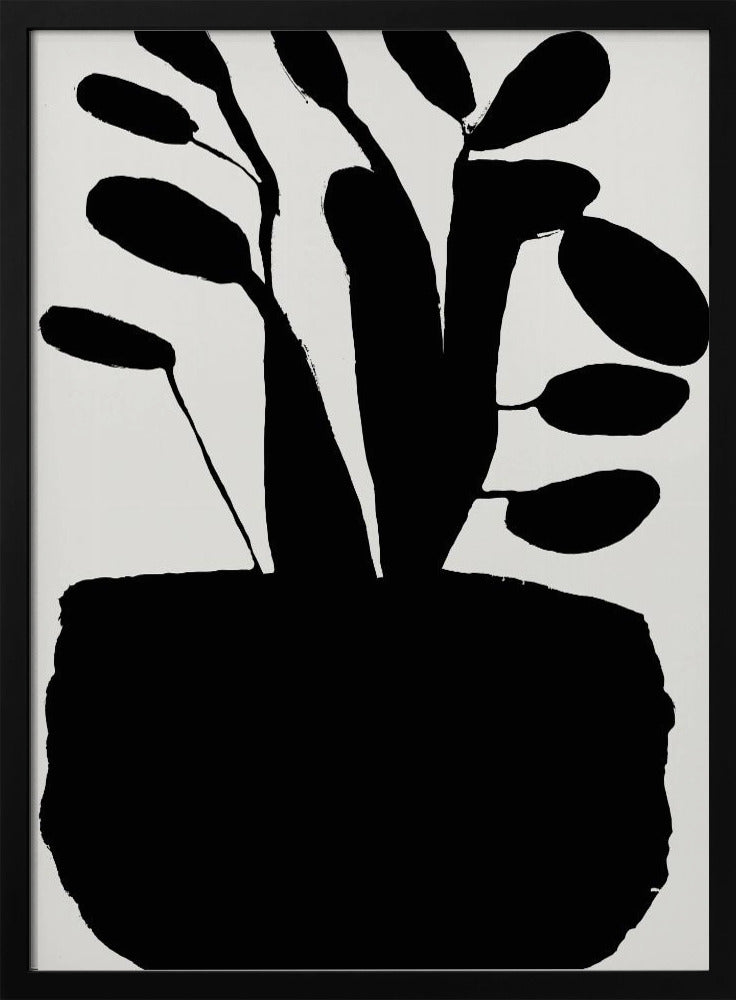 Potted Plant Silhouette No2 | Poster