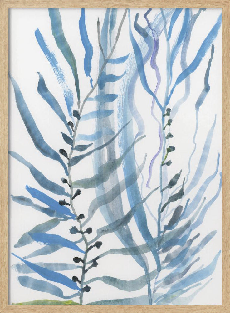 Blue Seaweed No1 | Poster