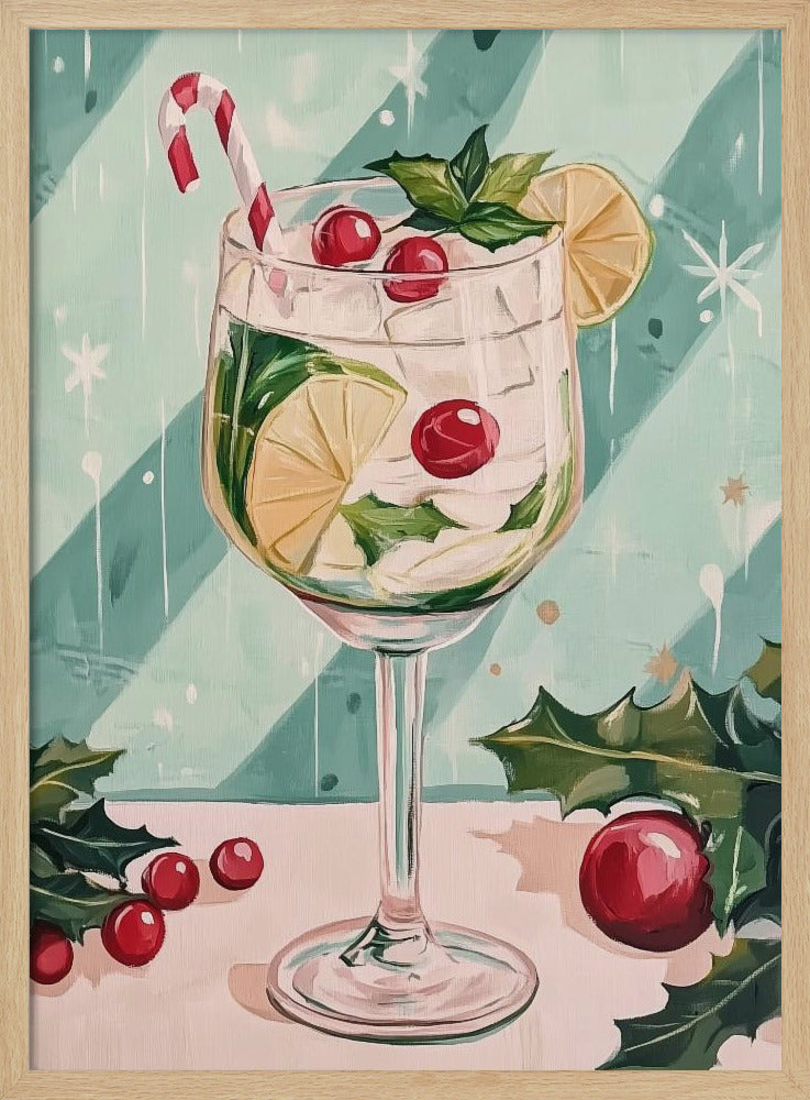 Christmas Mojito Cocktail | Poster