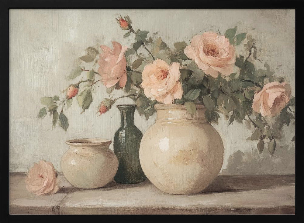 Flower in Vase Painting | Poster