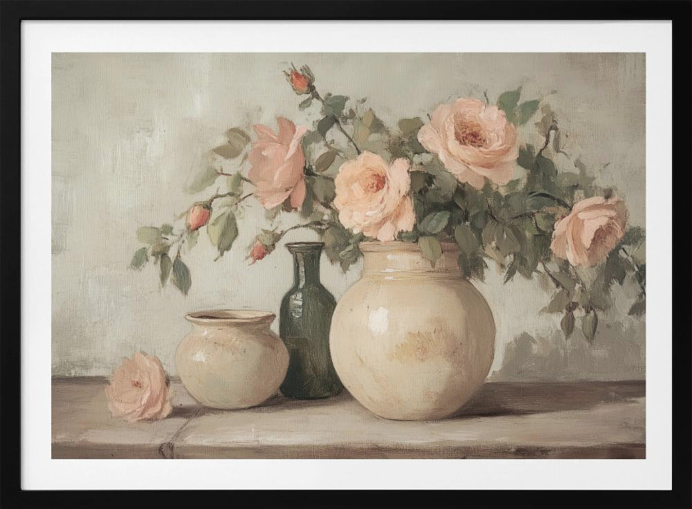 Flower in Vase Painting | Poster