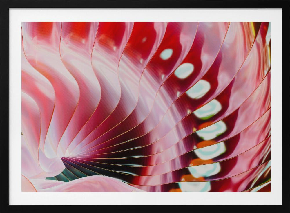 Crimson Petal Waves | Poster