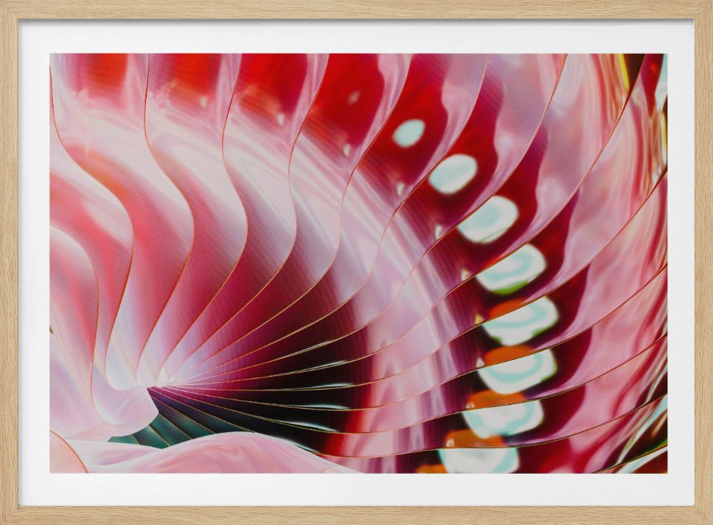 Crimson Petal Waves | Poster