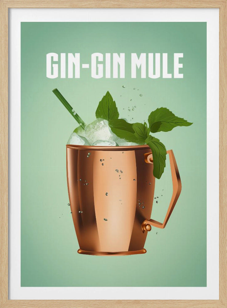 Gin Gin Mule Copper | Poster