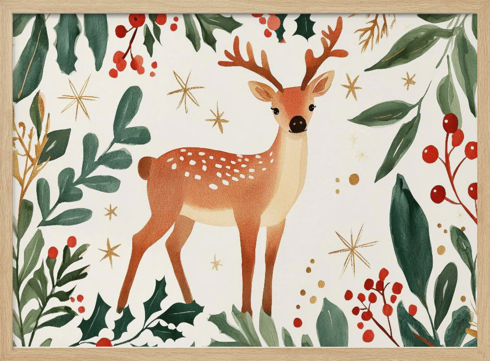 Enchanted Forest Deer | Poster