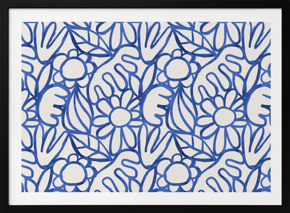 Floral Harmony Maze | Poster