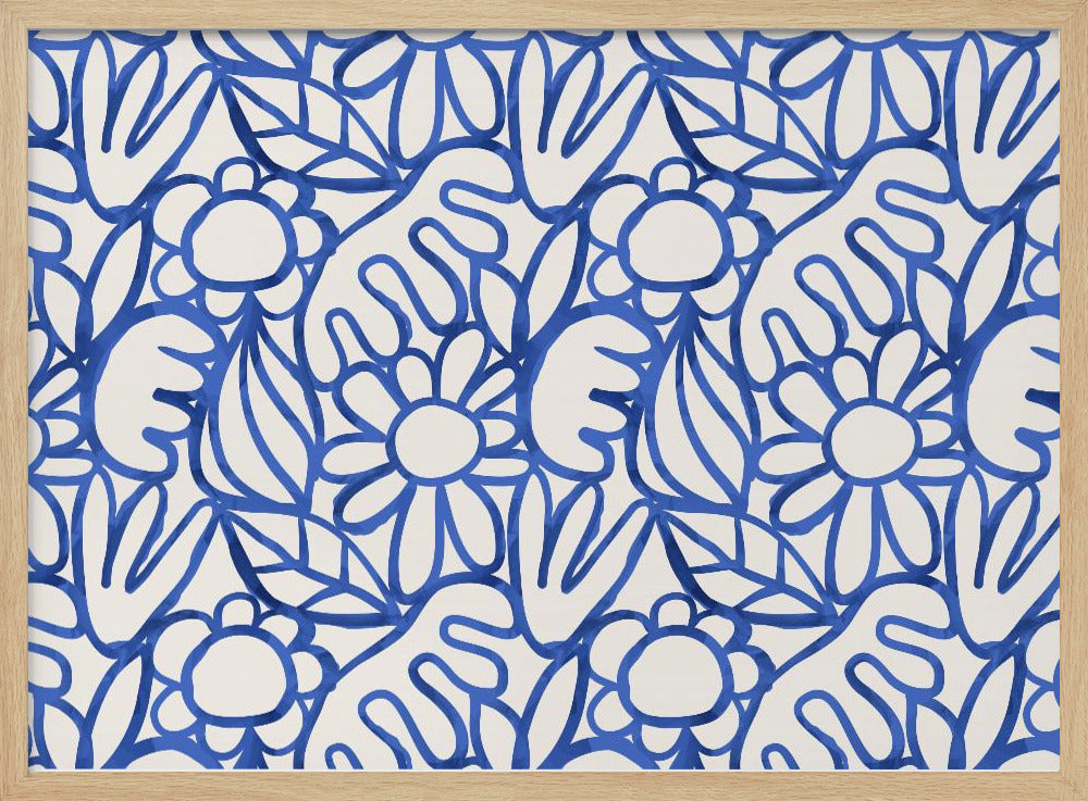 Floral Harmony Maze | Poster