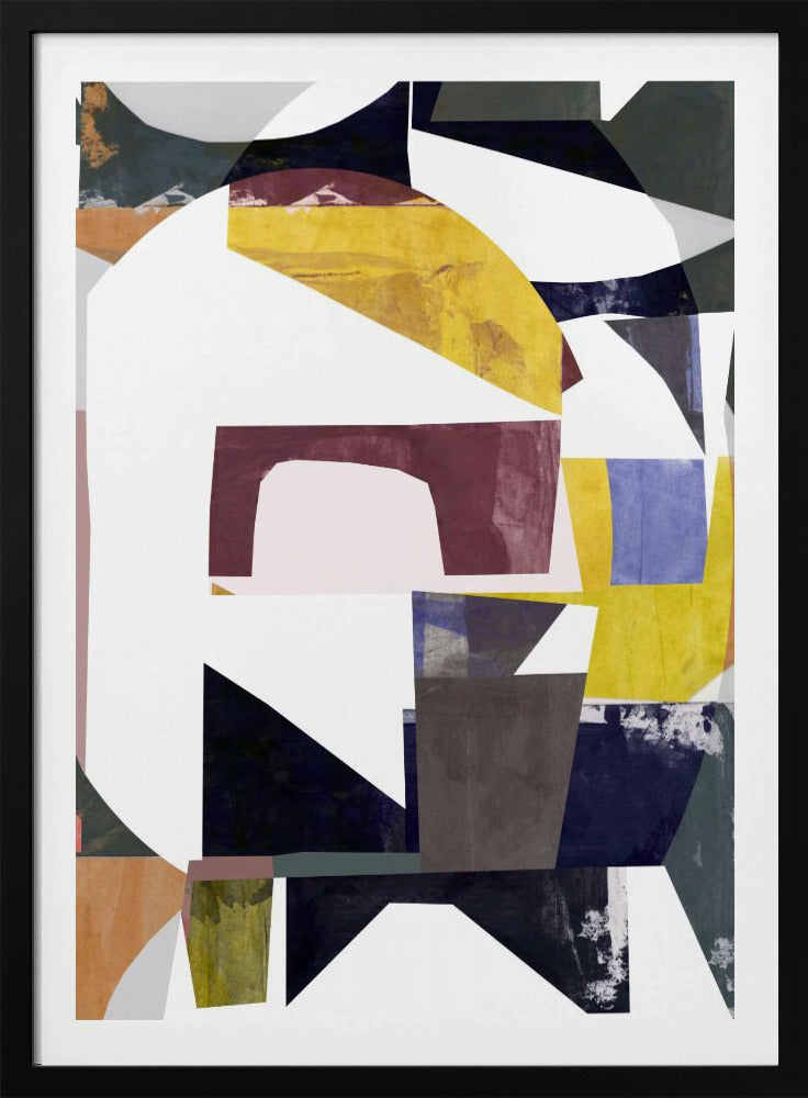 Abstract Cut Outs No 1 | Poster
