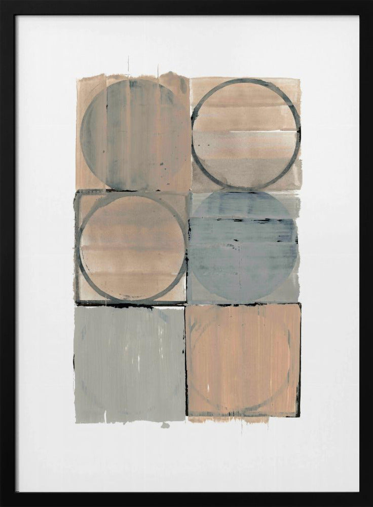 Circles In Squares No 1 | Poster
