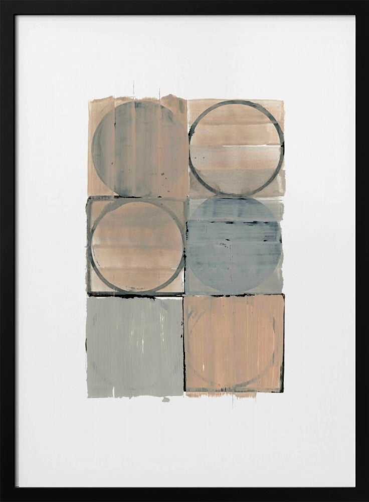 Circles In Squares No 1 | Poster