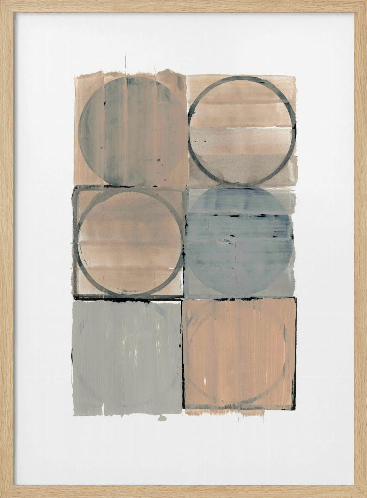 Circles In Squares No 1 | Poster