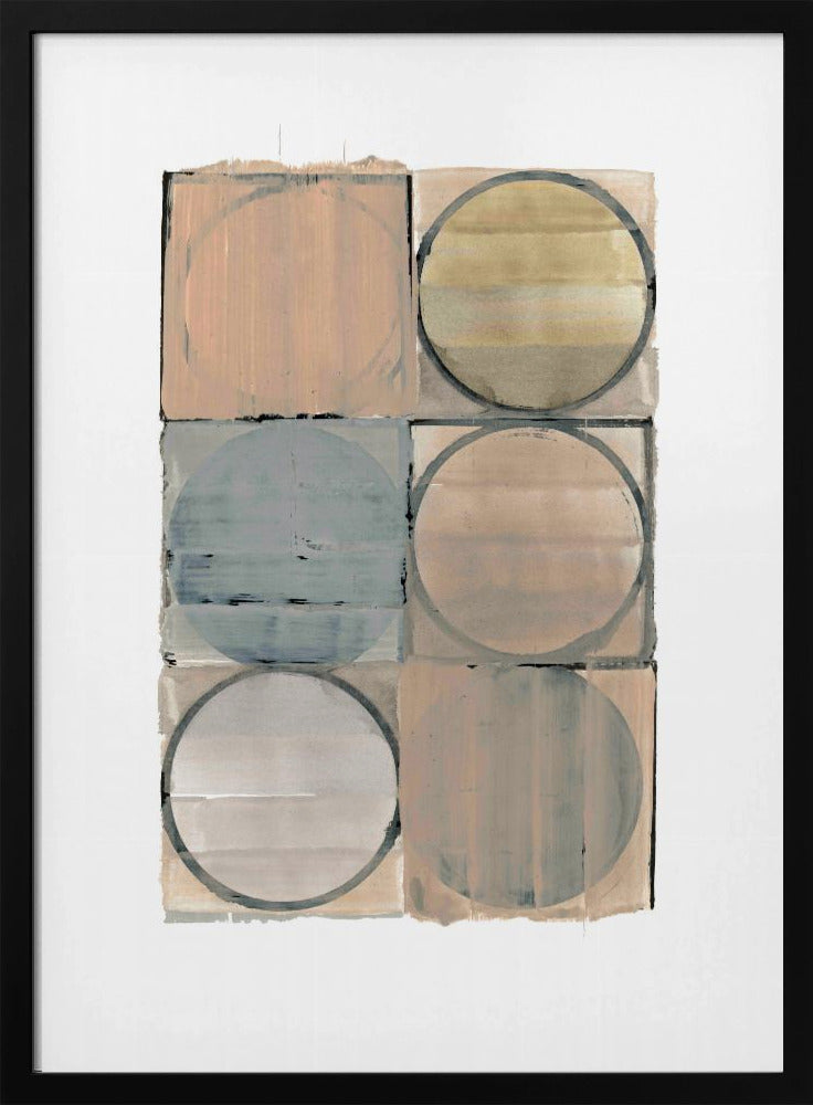 Circles In Squares No 2 | Poster