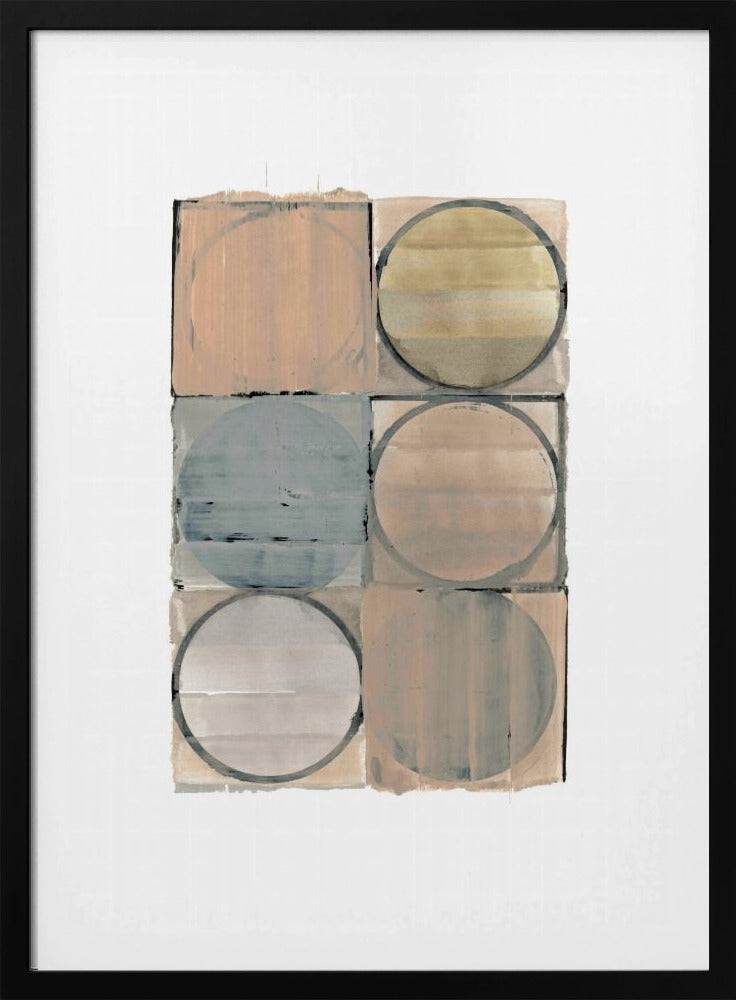 Circles In Squares No 2 | Poster