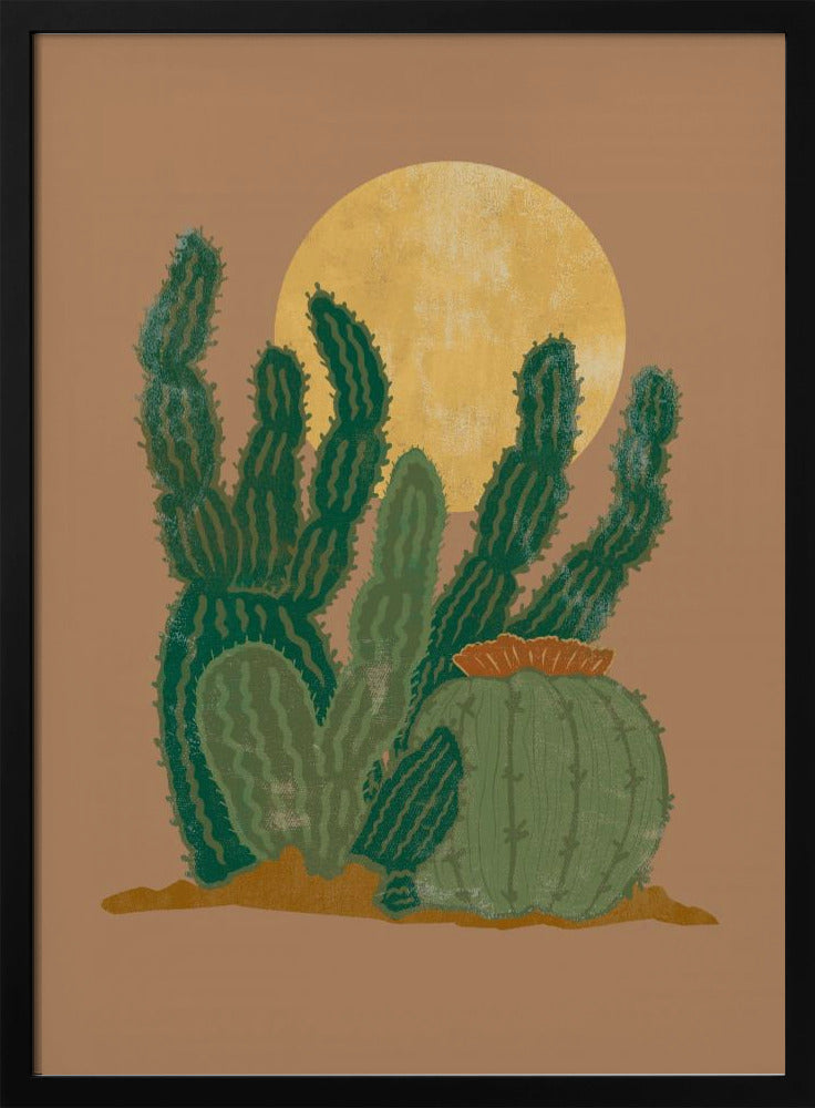 Modern Americana Cactus | Poster