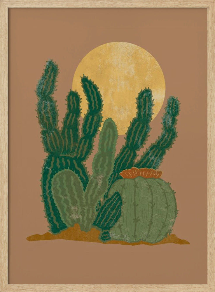 Modern Americana Cactus | Poster