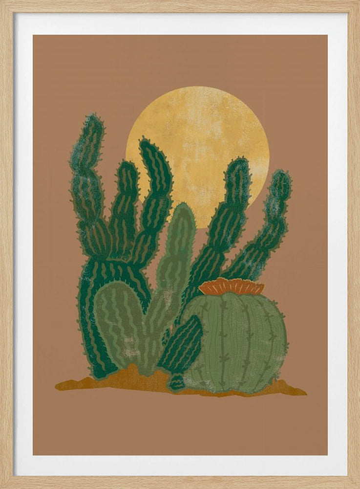 Modern Americana Cactus | Poster