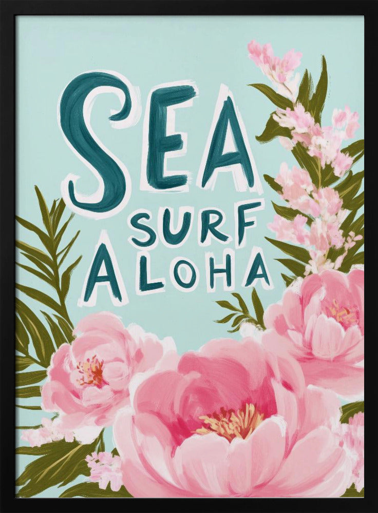 Aloha Blossom Surf | Poster