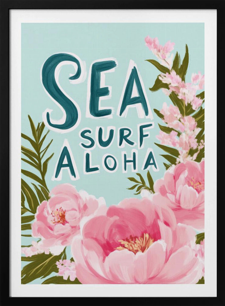 Aloha Blossom Surf | Poster