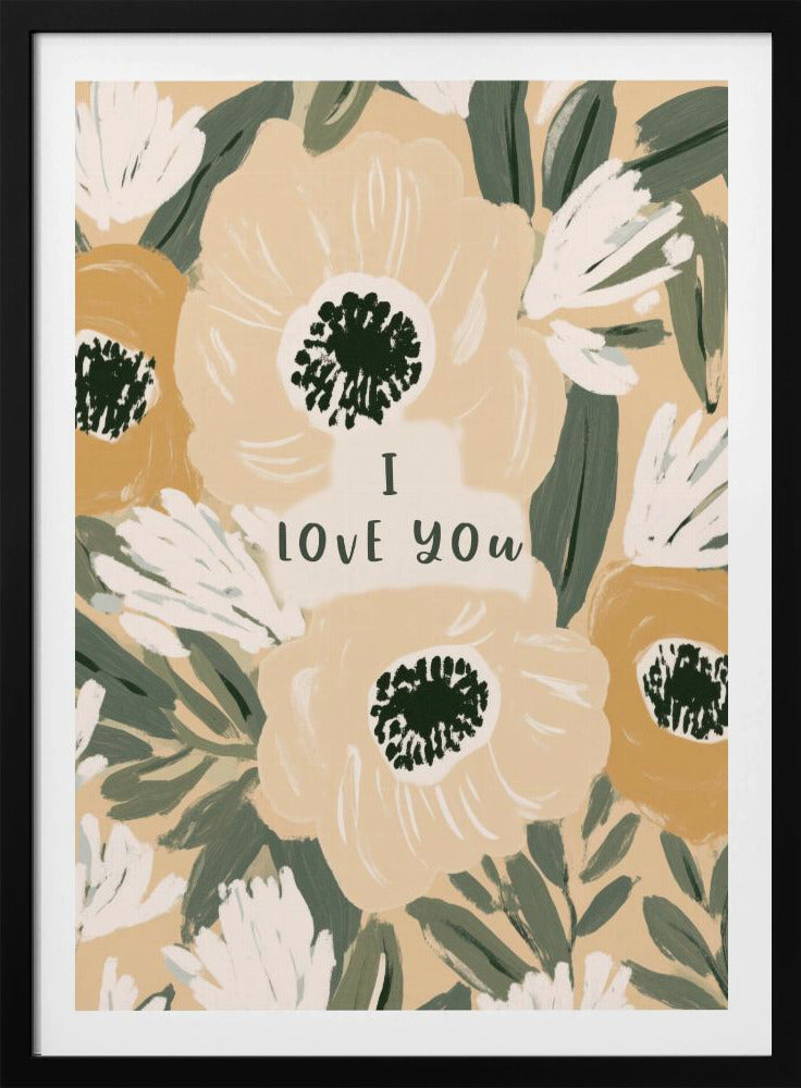 Floral Love Note | Poster