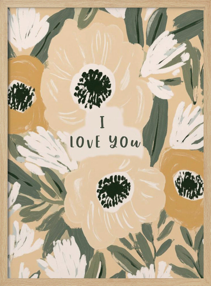 Floral Love Note | Poster