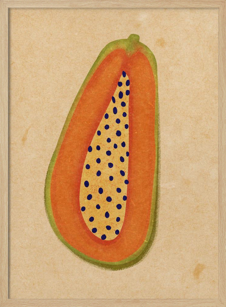Simple papaya | Poster