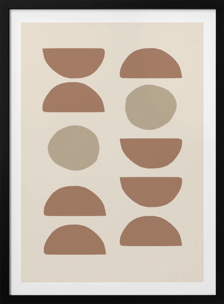 Shapes Mocha | Poster