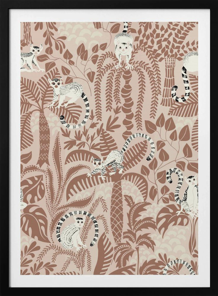 Jungle adventure Mocha Mousse | Poster